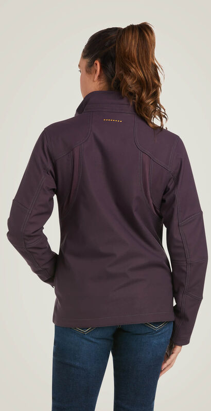 Rebar Stretch Canvas Softshell Jacket Back